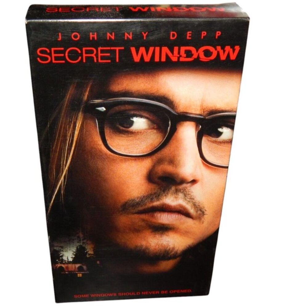 SECRET WINDOW vintage VHS in original paper case Johnny Depp John Turturro